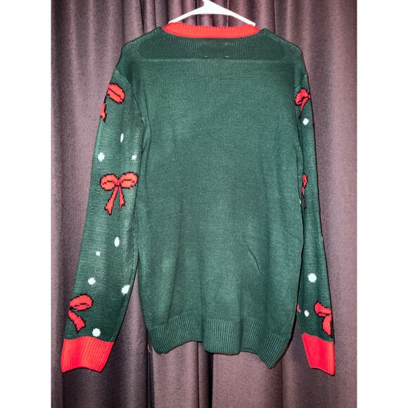 Ugly Christmas Sweater Xmas Size Medium Cat - Picture 3 of 3